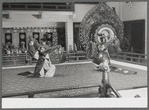 Japanese bugaku dancers performing at New York City Ballet (Koshun-raku)