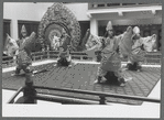 Japanese bugaku dancers performing at New York City Ballet