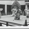 Japanese bugaku dancers performing at New York City Ballet (Tagyunshu - polo game)