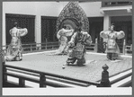 Japanese bugaku dancers performing at New York City Ballet (Tagyunshu - polo game)