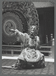Japanese bugaku dancers performing at New York City Ballet (Ryo-o - general holding a riding crop)