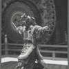 Japanese bugaku dancers performing at New York City Ballet (Ryo-o - general holding a riding crop)
