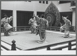 Japanese bugaku dancers performing at New York City Ballet (Tagyunshu - polo game)