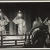 The Japanese Imperial Household Dancers during a performance at the New York City Ballet