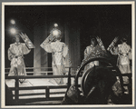 The Japanese Imperial Household Dancers during a performance at the New York City Ballet