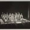 Members of the Japanese Imperial Household Dancers during a performance at the New York City Ballet