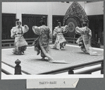 Japanese bugaku dancers performing at New York City Ballet (Takyu-raku 4)
