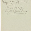 Barney, Margaret Higginson
