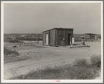 Home of rural rehabilitation client, Tulare County, California. They bought twenty acres of raw unimproved land with a first payment of fifty dollars which was money saved out of relief budget (August 1936)