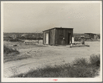 Home of rural rehabilitation client, Tulare County, California. They bought twenty acres of raw unimproved land with a first payment of fifty dollars which was money saved out of relief budget (August 1936)