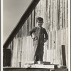 Near Manteca, Calif, Nov., 1938. Son of FSA tenant purchase client