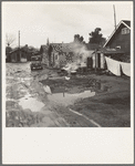 Lindsay, California. Houses inhabited by Mexican citrus workers. Tulare County, California