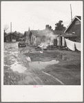 Lindsay, California. Houses inhabited by Mexican citrus workers. Tulare County, California