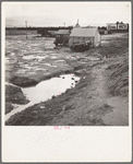 Near Lindsay, California. Citrus workers in winter quarters