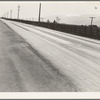 San Joaquin Valley. U.S. 99, the highway the migrant families ceaselessly travel. See general caption. California