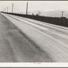 San Joaquin Valley. U.S. 99, the highway the migrant families ceaselessly travel. See general caption. California