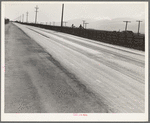 San Joaquin Valley. U.S. 99, the highway the migrant families ceaselessly travel. See general caption. California