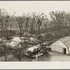 Farm Security Administration (FSA) temporary camp for migrants. Gridley, California. Peak of the season is August