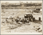 Migratory families at 7 a.m. near Imperial Valley, California