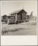 Newly-built cabins. Rent five dollars per month. California. Near Bakersfield