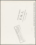 Farm Security Administration (FSA) migratory labor camp (emergency). Migratory workers, in camp for the pea harvest, scan the bulletin board at entrance