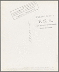 Pergola, cupboard, and tent platform are standard equipment of Farm Security Administration (FSA) migratory labor camp. Brawley, Imperial County, California