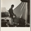 Pea picker camp. This family had been farm owners in Oklahoma, lost their farm and for the last three years "have been draggin' our children around California. We're a have-to case." Calipatria, Imperial Valley, California