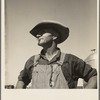 Nebraska farmer come to pick peas. Near Calipatria, California