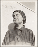 Calipatria, Imperial Valley. In FSA (Farm Security Administration) emergency migratory labor camp. Left Oklahoma December 11, 1937 with husband and two children and son-in-law. Ex-tenant farmers on third and fourths in cotton