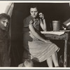 Calipatria, Imperial Valley, In Farm Security Administration (FSA) emergency migratory labor camp. Daughter of ex-tenant farmers on thirds and fourths in cotton. Had fifty dollars when set out ...