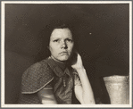 One of migratory family in Farm Security Administration (FSA) labor camp. Calipatria, Imperial Valley, California