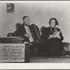 Adjutant and his wife sing. Salvation Army, San Francisco, California