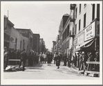 Salvation Army, San Francisco, California. General view of army and crowds