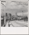 April. The city of San Francisco, California. Seen from the first street ramp of the San Francisco Oakland Bay Bridge