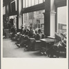 Salvation Army, San Francisco, California. Return of the army seen through the lobby of a low-class hotel. Causes slight attention