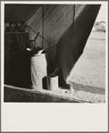 Tent of migratory workers in Farm Security Administration (FSA) camp (emergency). Calipatria, California