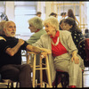 Jerome Robbins and Mary Martin during rehearsals for the stage production Jerome Robbins' Broadway