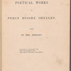 The poetical works of Percy Bysshe Shelley [revised press proof]