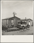 Cabins which rent for ten dollars a month. Includes iron bed and electric lights. In Arkansawyers auto camp. Greenfield, Salinas Valley, California