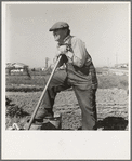 Farmer who has small plot in rapidly growing settlement of lettuce workers on outskirts of Salinas, California