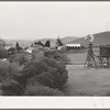 Small farm in the coast range foothills. Alameda County, California