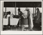 Laundry facilities in Farm Security Administration (FSA) migrant labor camp. Westley, California