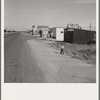 U.S. 99. On ridge over Tehachapi Mountains. Heavy truck route between Los Angeles and San Joaquin Valley over which migrants travel back and forth