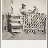 Highway City, California, near Fresno. See general caption. Family from Oklahoma; have been in California for six years, have been migratory workers now on Works Progress Administration from which they may be cut off at the opening of the 1939 harvest...