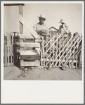 Highway City, California, near Fresno. See general caption. Family from Oklahoma; have been in California for six years, have been migratory workers now on Works Progress Administration from which they may be cut off at the opening of the 1939 harvest...