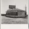 Between Tulare and Fresno on U.S. 99. See general caption. A large variety and great number of small eating places face the highway. This one is managed by ex-Texans, hence "Lone Star Inn"