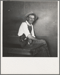 Tulare County, at Farm Security Administration (FSA) camp at Farmersville, California