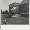 Outskirts of Tulare. On U.S. 99. See general caption. Highway sculpture. California