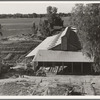Tulare County. Mineral King Farm Cooperative Association. New barn under construction. California