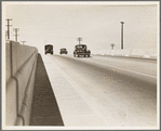 Between Tulare and Fresno. Overpass on U.S. 99 (see general caption). California